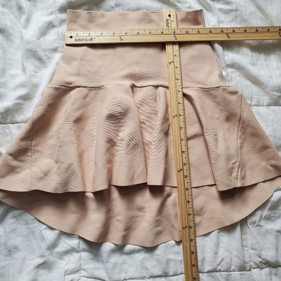 BCBG MaxAzaria Peplum Hi-Lo Mini Skirt - Picture 6 of 9